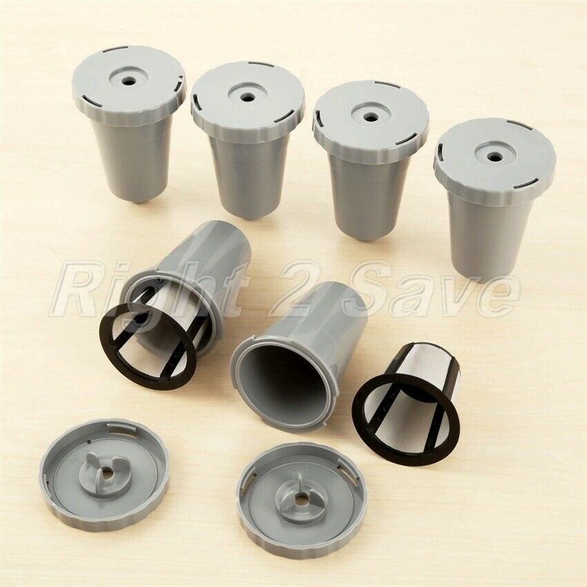6 Set K-Cup Replacement Coffee Filter For Keurig Brewer Gray Reusable i Cafilas