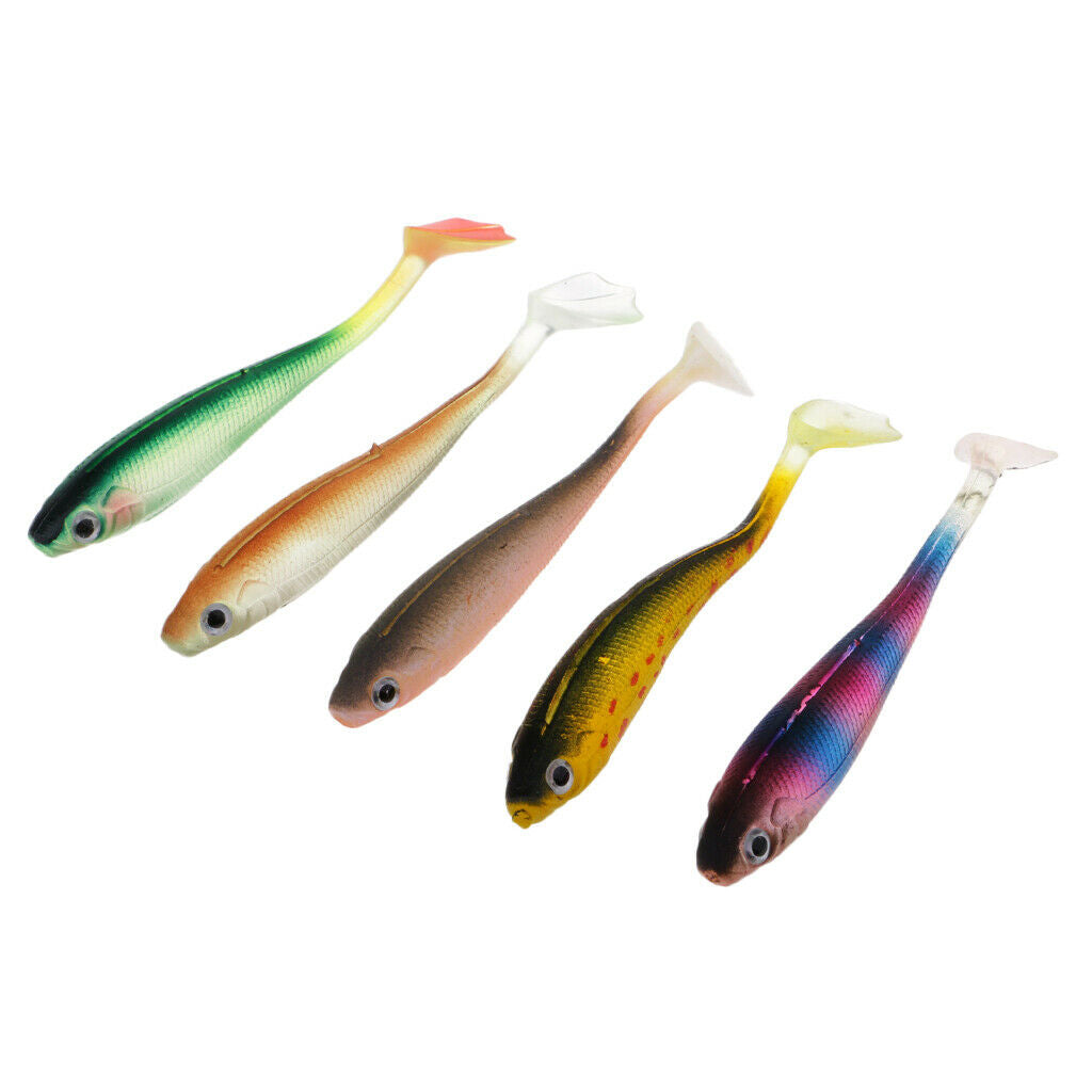 5pcs, Soft Fishing Lure Fishing Baits   Bait Simulation   Swimbait