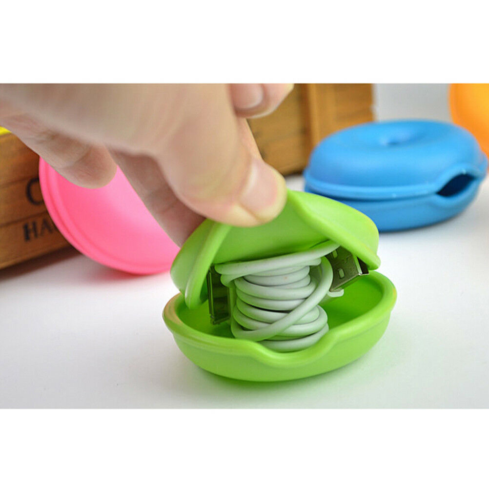 Turtle cable cord organizer wrap wire winder earphone headphone holde.l8