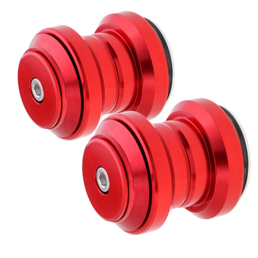 2 Pack 1-1/8inch Bike Headset Ball Headset Road MTB Bike Bearing Headset Red