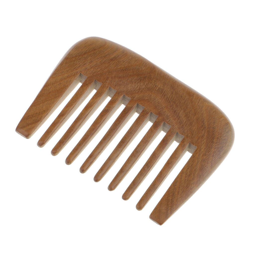 Beard/Hair Comb, Natural Sandalwood Comb, Coarse Teeth Hair Comb For Men Women