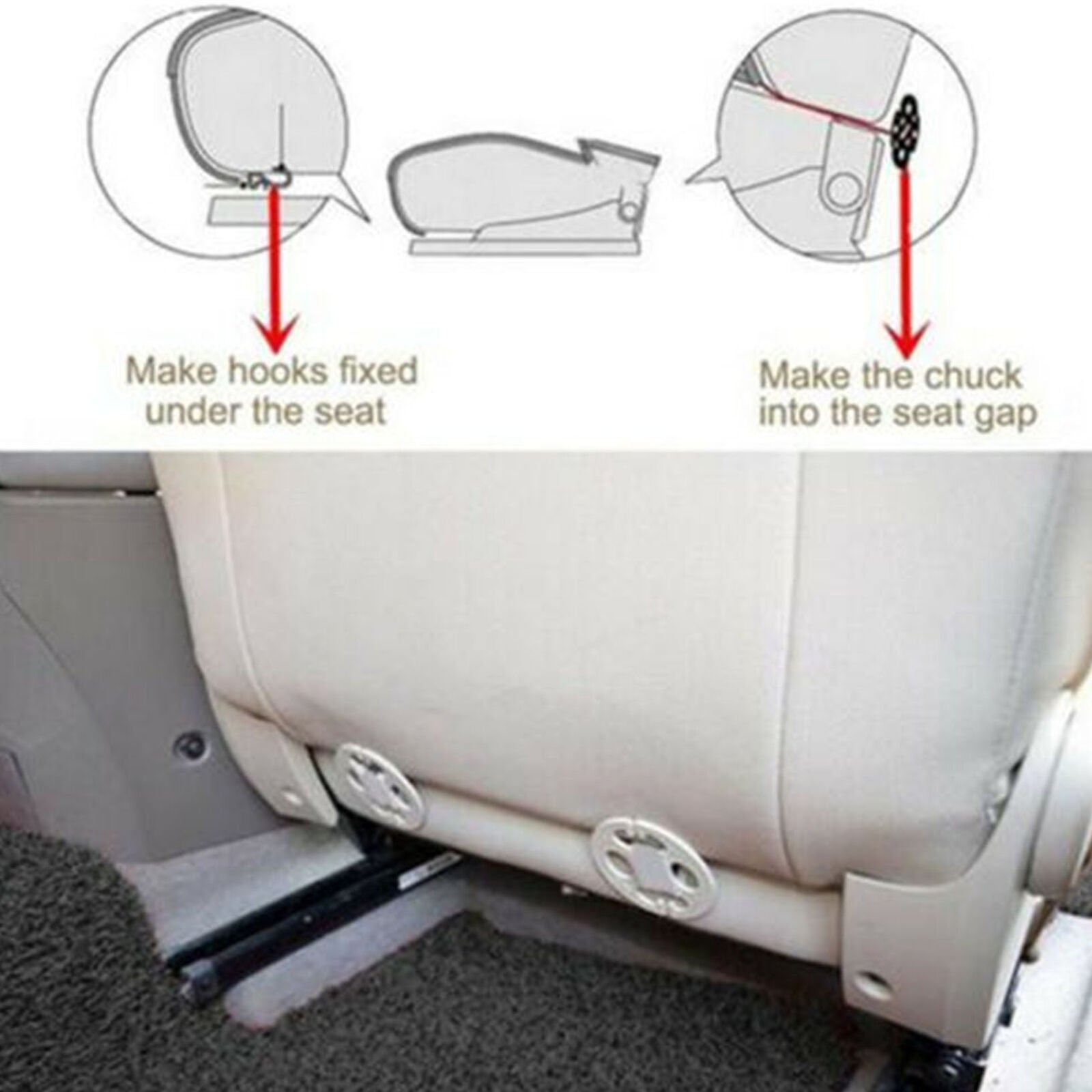 Car Front Seat Cover Breathable Mat PU Leather Pad Chair Cushion Full Surround