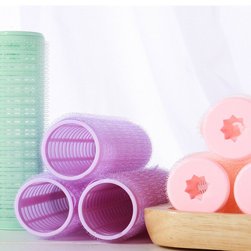 10 Pcs Large Hair Salon Roller Hairdressing DIY Curly Styling Hair Curlers