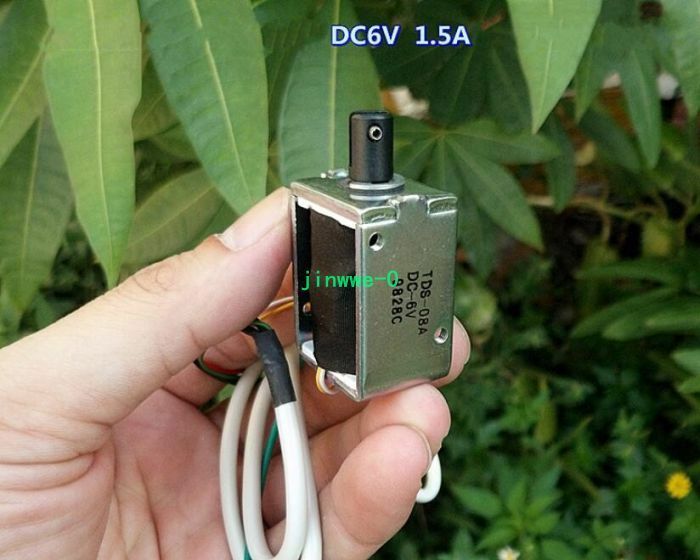 1ps DC6V 1.5 A frame type DC electromagnet Inhalation electromagnet Suction type