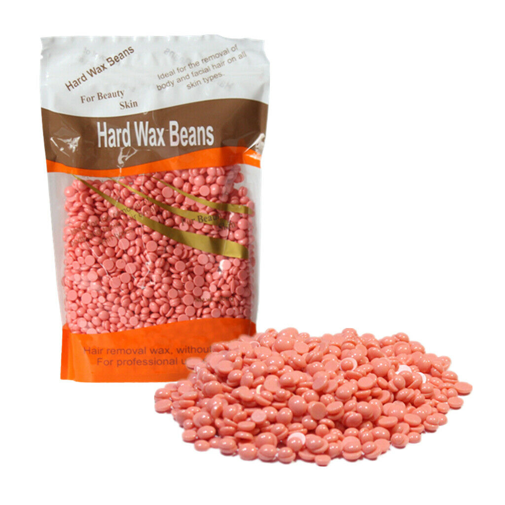 Hard Wax Beans Back Bikini Body Waxing Painless Hair Removal + Spatulas