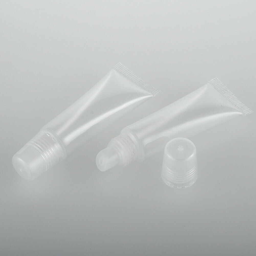 The 20pcs 8ml Empty Lipstick Tube Lip Balm Soft Tube Clear Lip Gloss Container