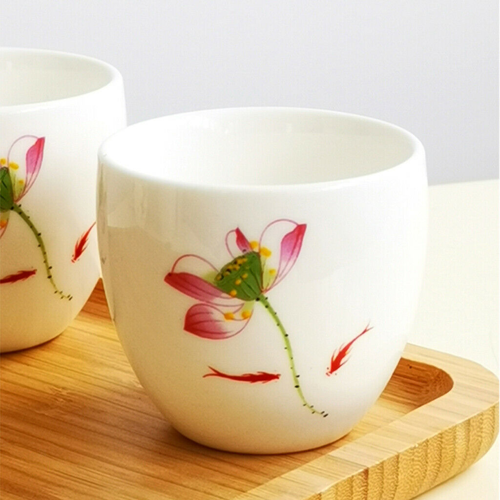 6 Pcs/Set Ceramic Coffee Milk Mugs Tea Cup Gifts for Friends Family