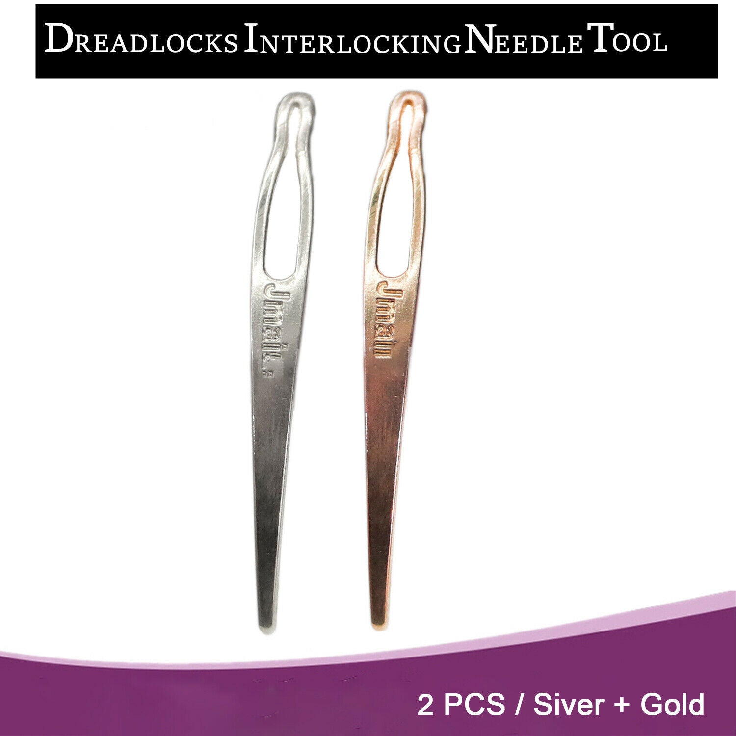2PCS Interlocking Dreadlocks Hook Tool Sisterlock Dread Locks Maintain &DIY Hook
