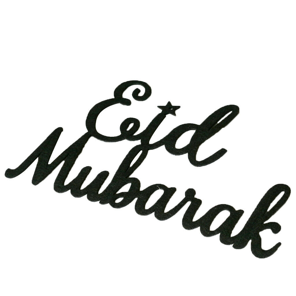 Non-woven Hanging EID MUBARAK Wall Door Decoration Islamic Eid Party Supply