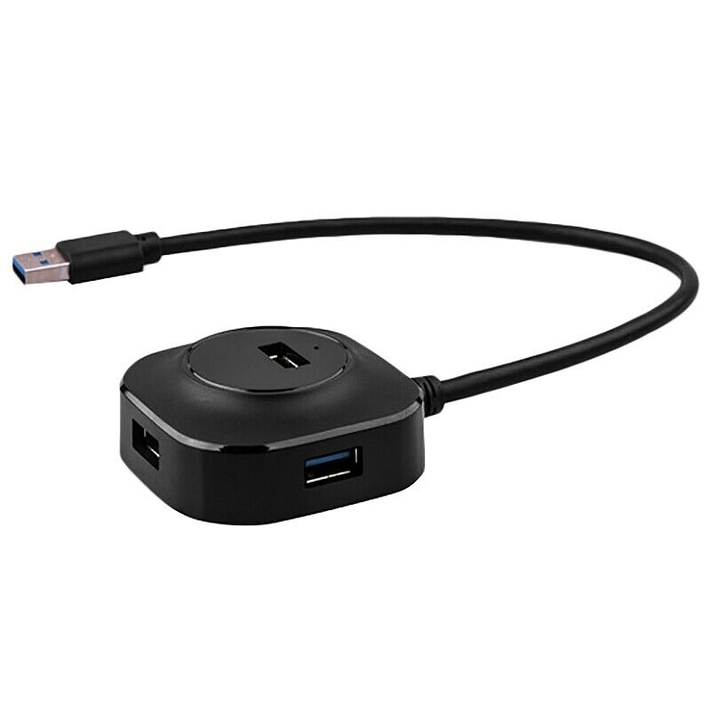 2X(USB Hub, One to Four USB Expansion Hub, Circular HUB 3.0 Adapter I3J3)