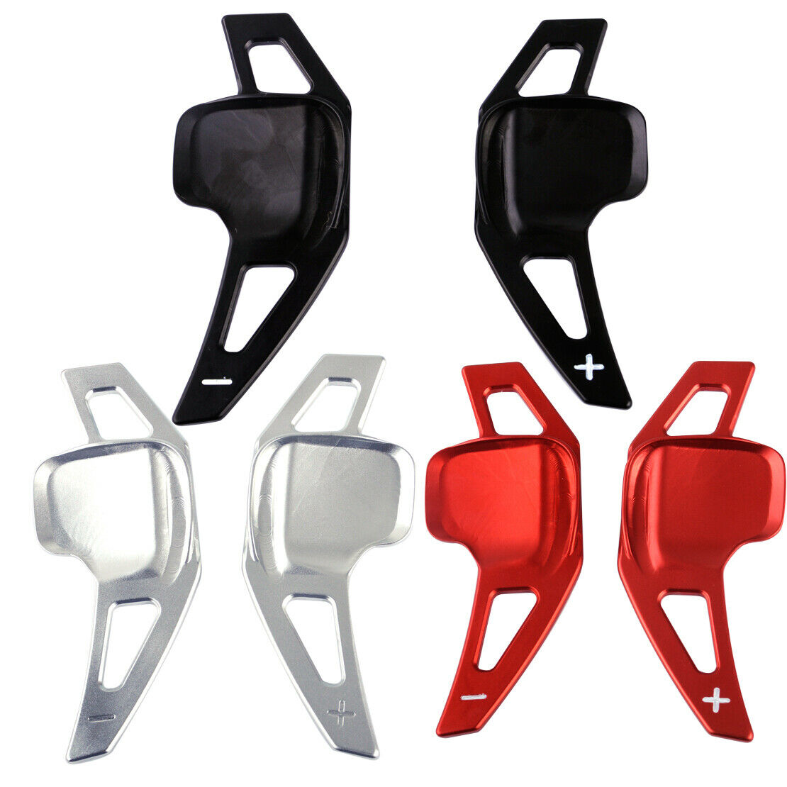 Black Steering Wheel Shift Paddles Extension For BMW F30 F18 F10 3 5 Series An
