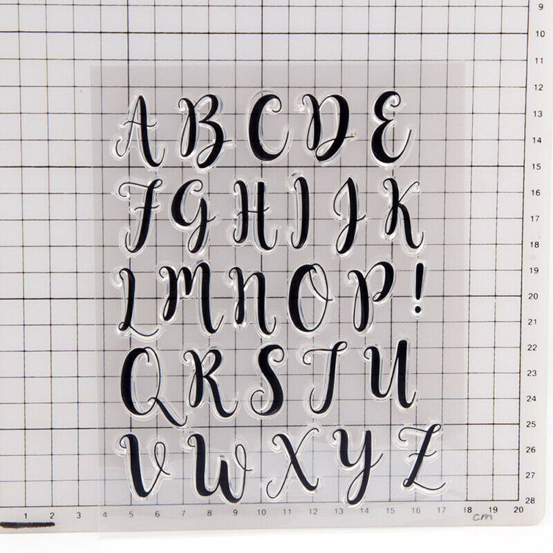 Cake Decor Tool Alphabet Fondant Cake Cookie Stamp Mold Letters Biscuit M Lp SJ