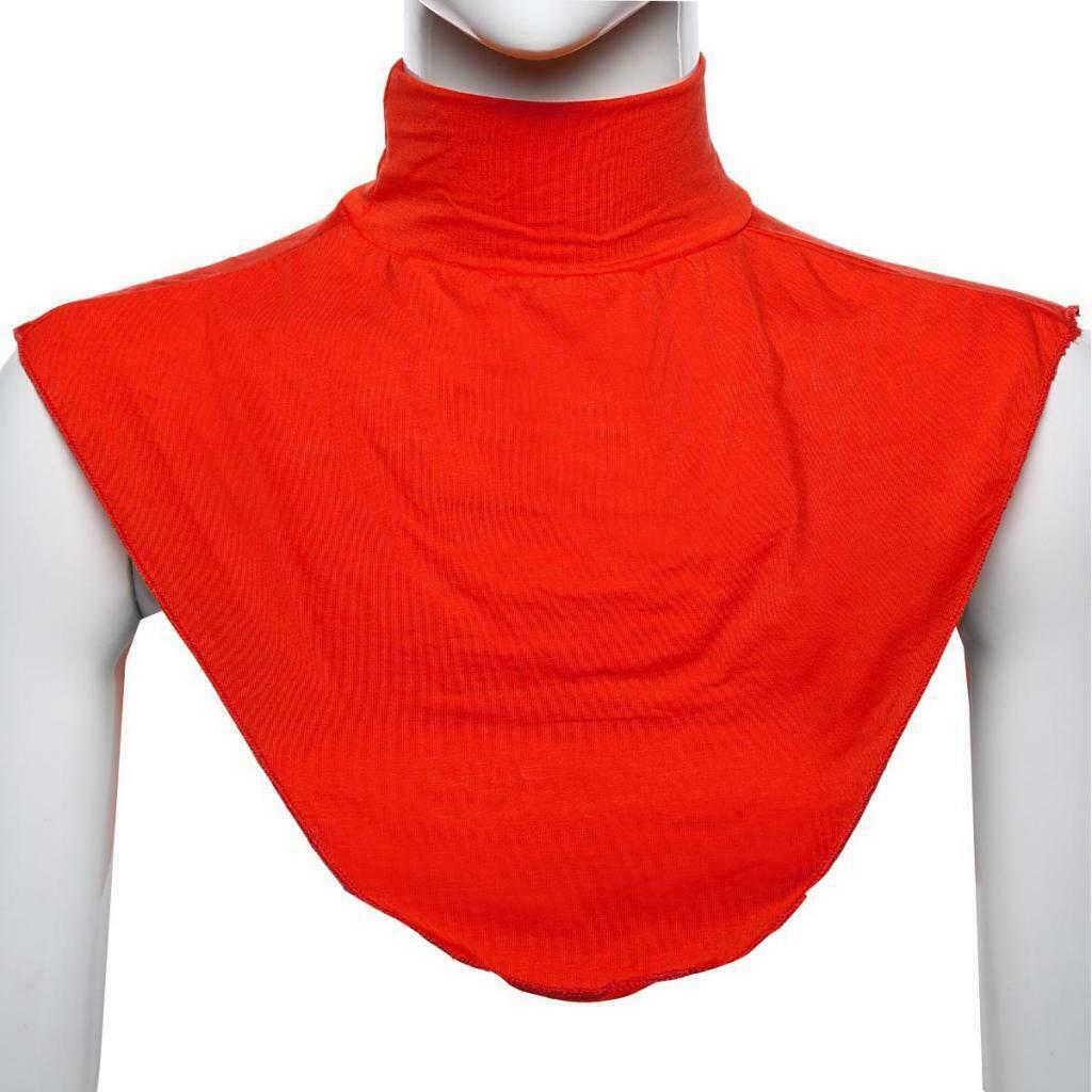4Pack Womens Modal Faux Turtleneck Dickey Collar Muslin Hijab Neck