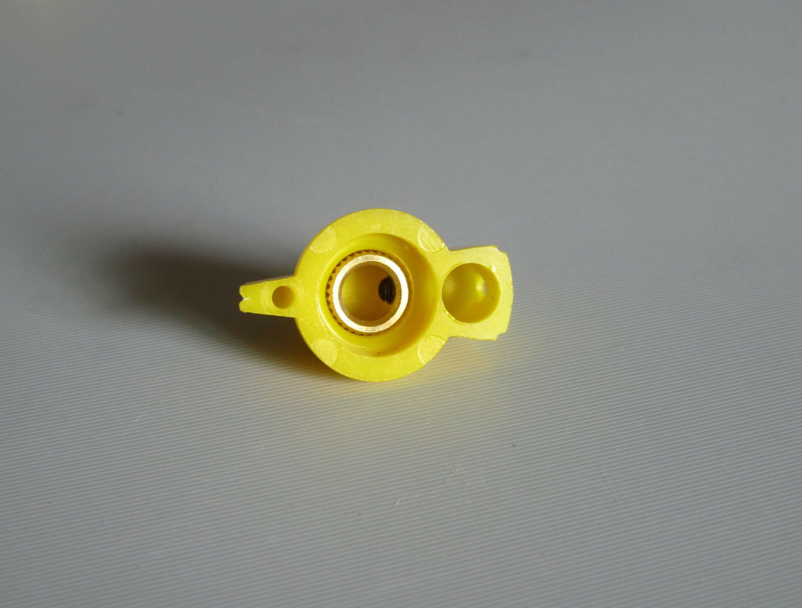 12pcs Yellow Chicken Head Knob 1/4" Guitar Amp Effect Pedal Knobs Brass Insert!!