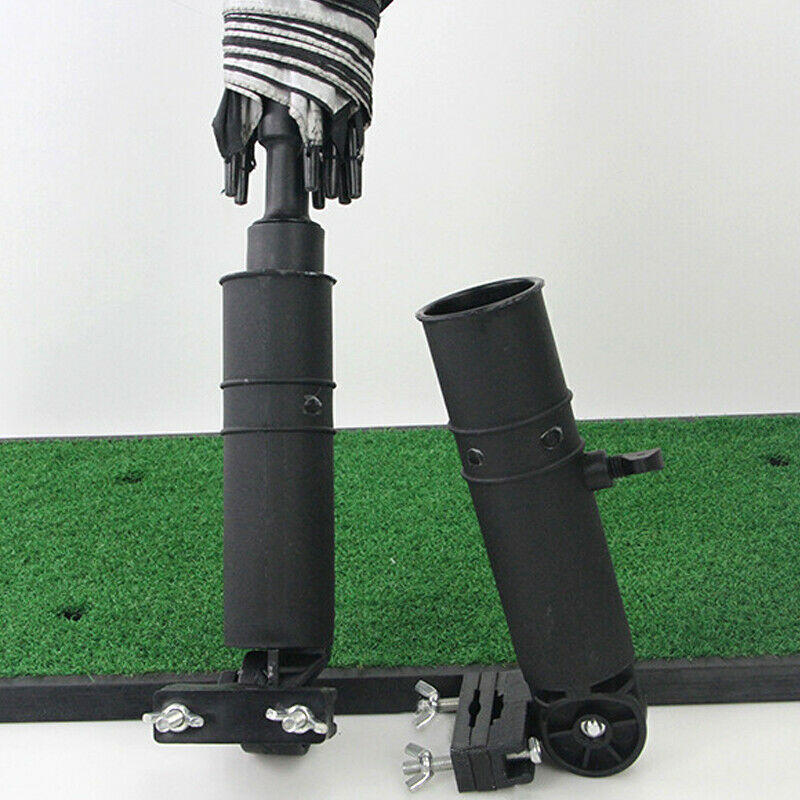 Adjustable Golf Cart Umbrella Holder Stand Sun Rainproof for Buggy Pram Wheelch