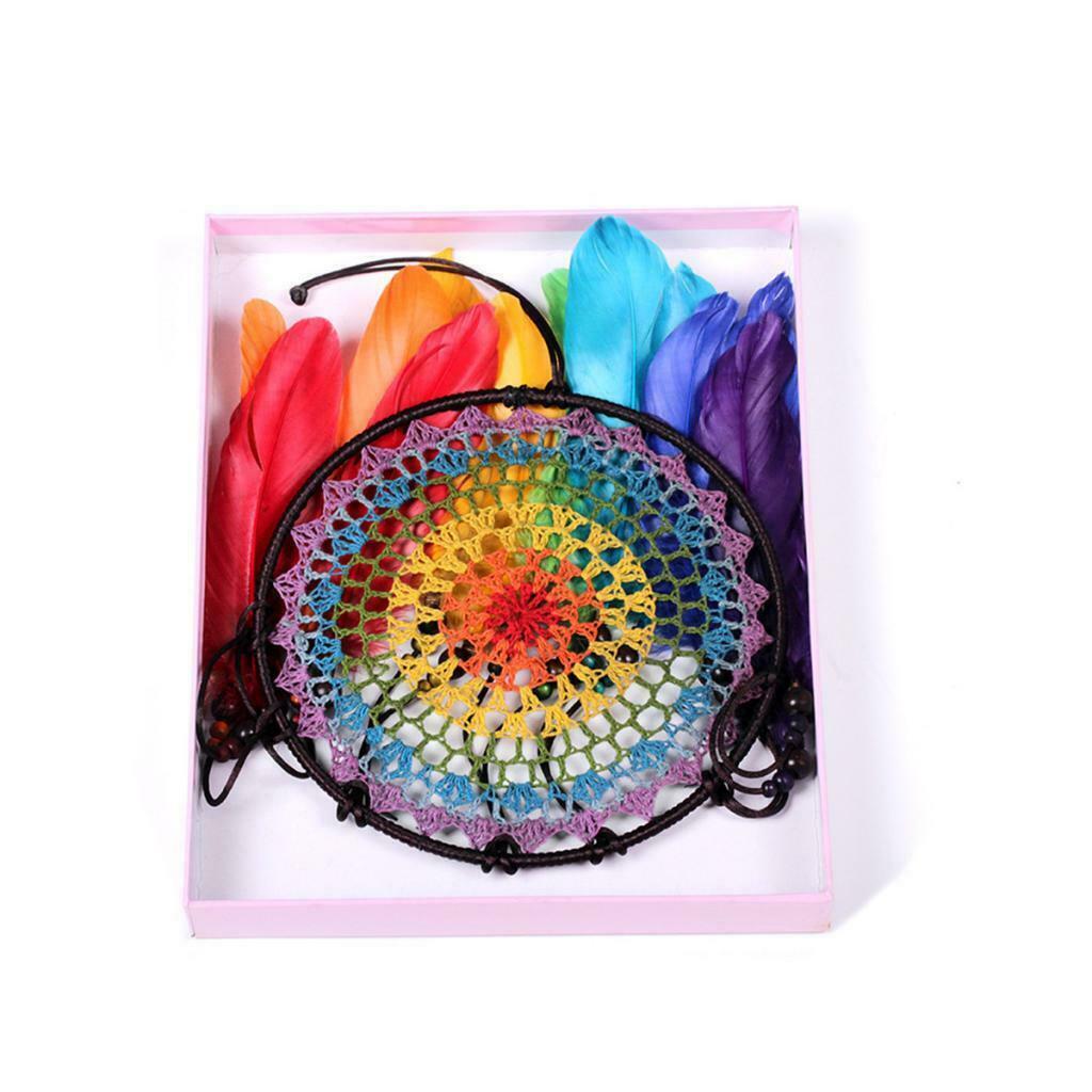 Multi-color Dream Catcher Feather Hanging Pendant for Wall Hanging Ornaments