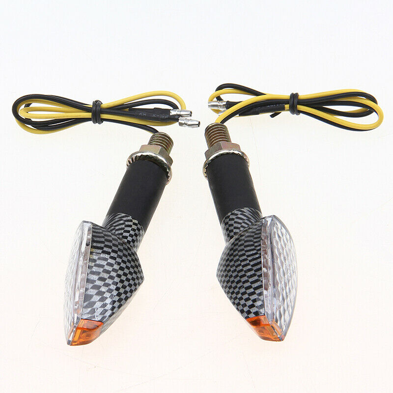 Amber Light LED Turn Signal Lights Indicators Motorcycle Blinker Universal Bikes