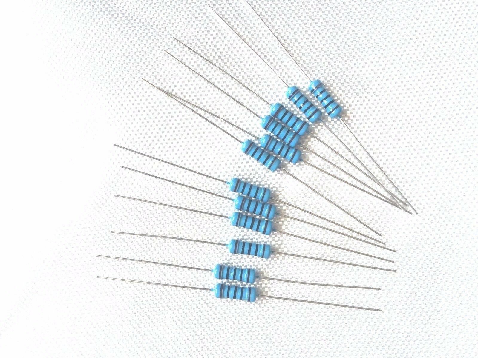 50PCS 1/2W 1% 100ohm 100Ω Metal Film Resistors