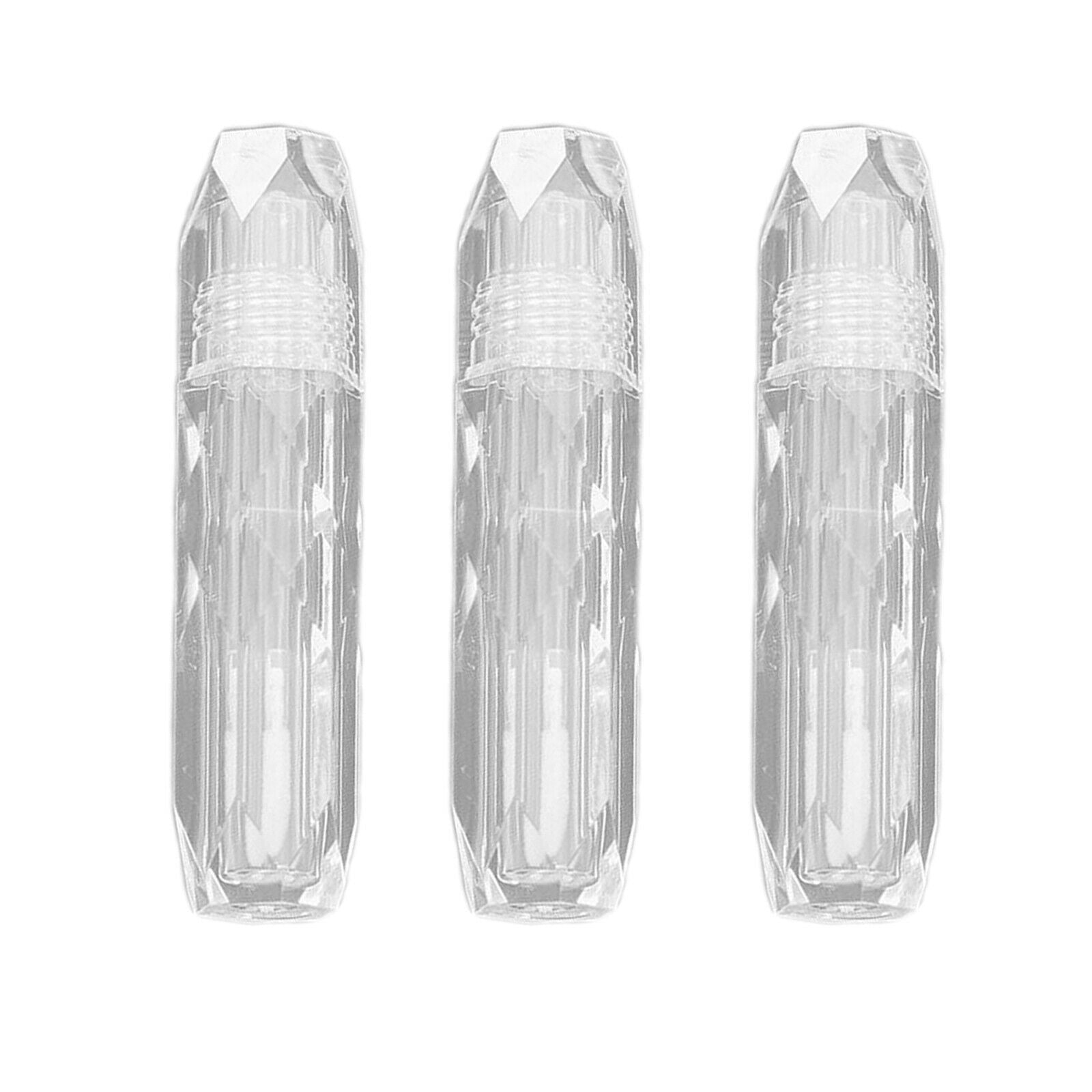 3x 2.5ml Lip Gloss Tube Empty Refillable Lip Balm Bottle Lip Gloss Container