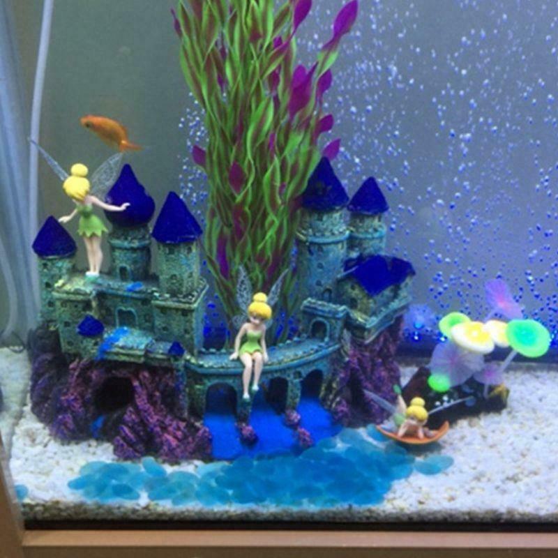 Aquarium Dark Castle Aquarium Decor Ornament Simulation Fish Tank Decorations