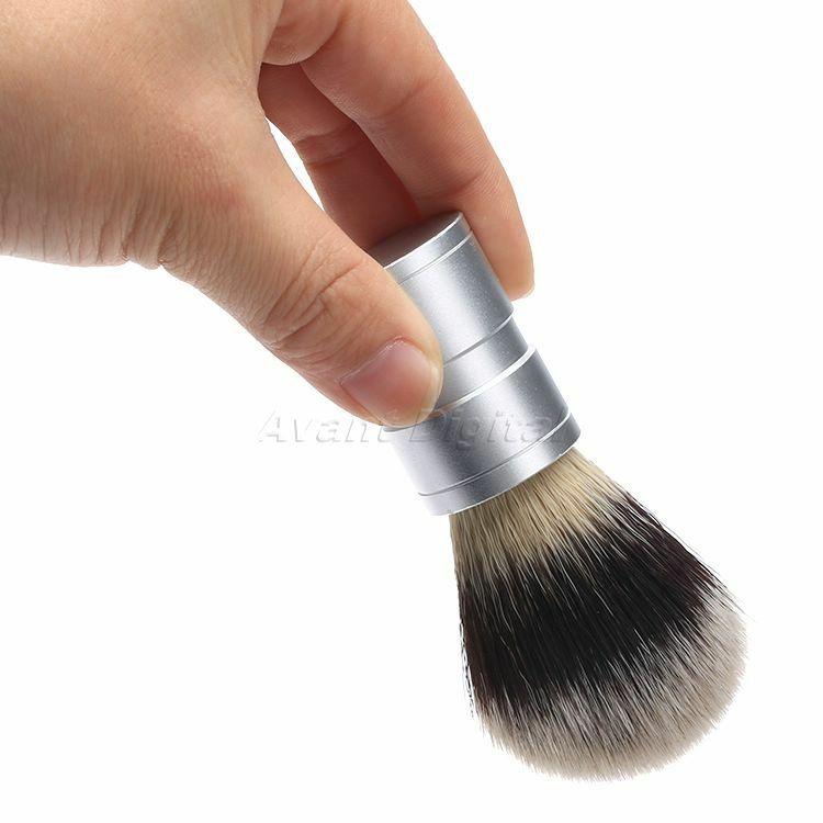 Men's Professional Badger Hair Shaving Brush Silvertip Handle Barber Home Tool