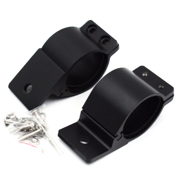 2PCS Clamps Round Tube Mounting Brackets Holders 49-54mm Bull Bar LED Work Light