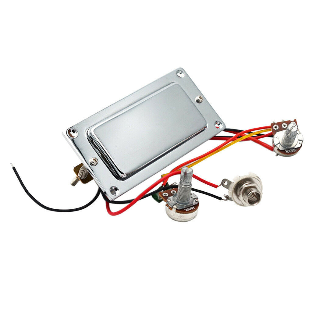 Replacement Electric Guitar Double Coil Pickup Harness with Volume Tone Pots