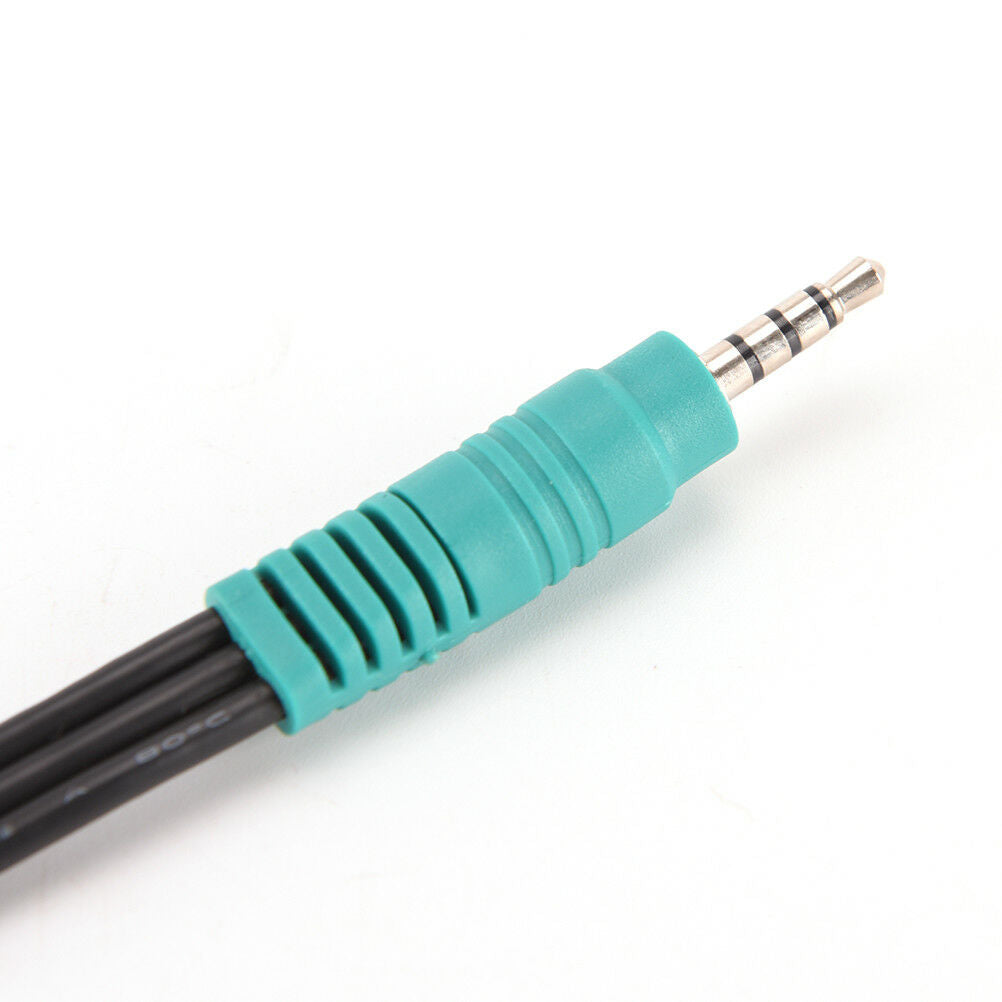 3.5mm Mini AV Male To 3RCA Female Audio Video Cable Stereo Jack Adapter Cord  Tt