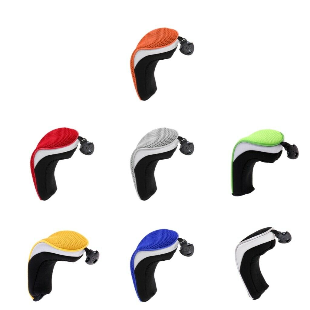 2Pcs Durability UT Golf Club Head Covers Men Women 2 3 4 5 7 X No. Tag