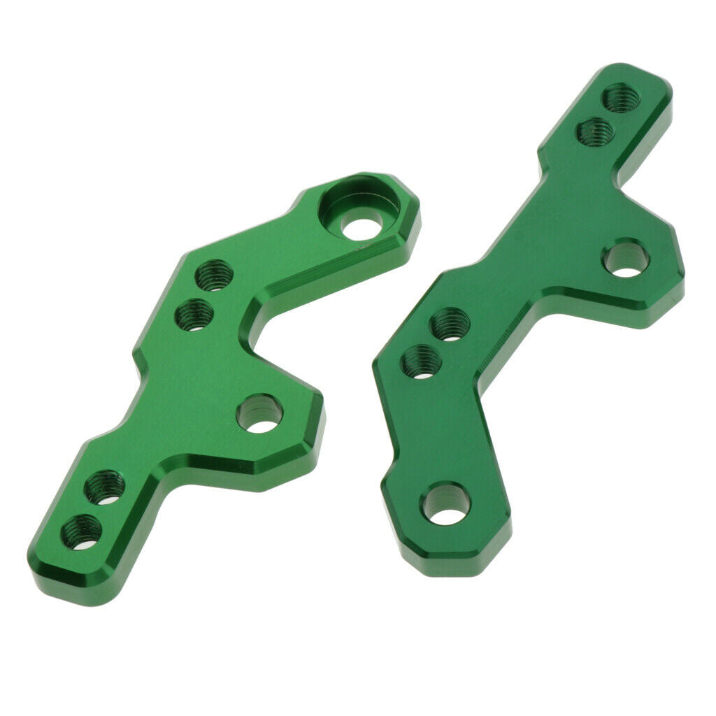Motorcycle Rearsets Bracket Base Footpeg Plate For Kawasaki NINJA 250 Green
