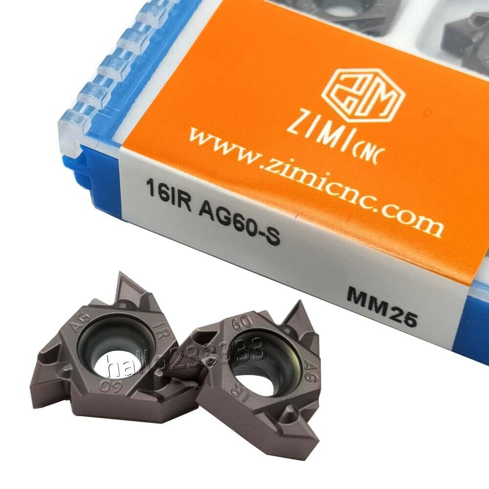 3/8''16IR AG60 16IR AG60-S MM25 carbide Threading Insert For SNR holde For steel