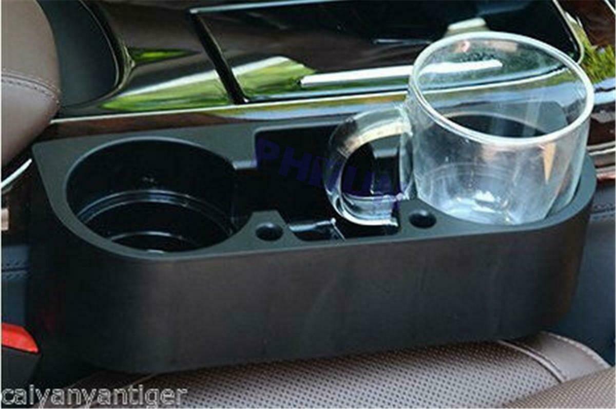 1 Pc Black ABS Plastic Cup Holder Storage Box for Phone /Card/Keys/Ashtray/Pens