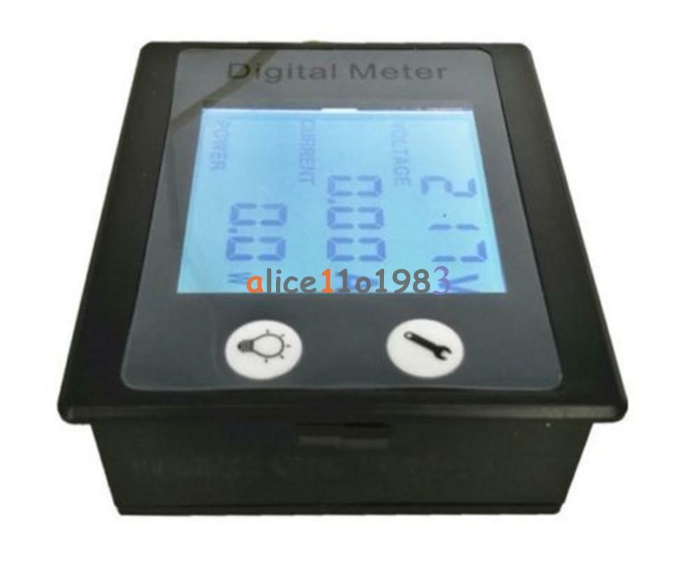 100A AC 260V Digital LCD Panel Voltage Meter Power Energy Ammeter Voltmeter