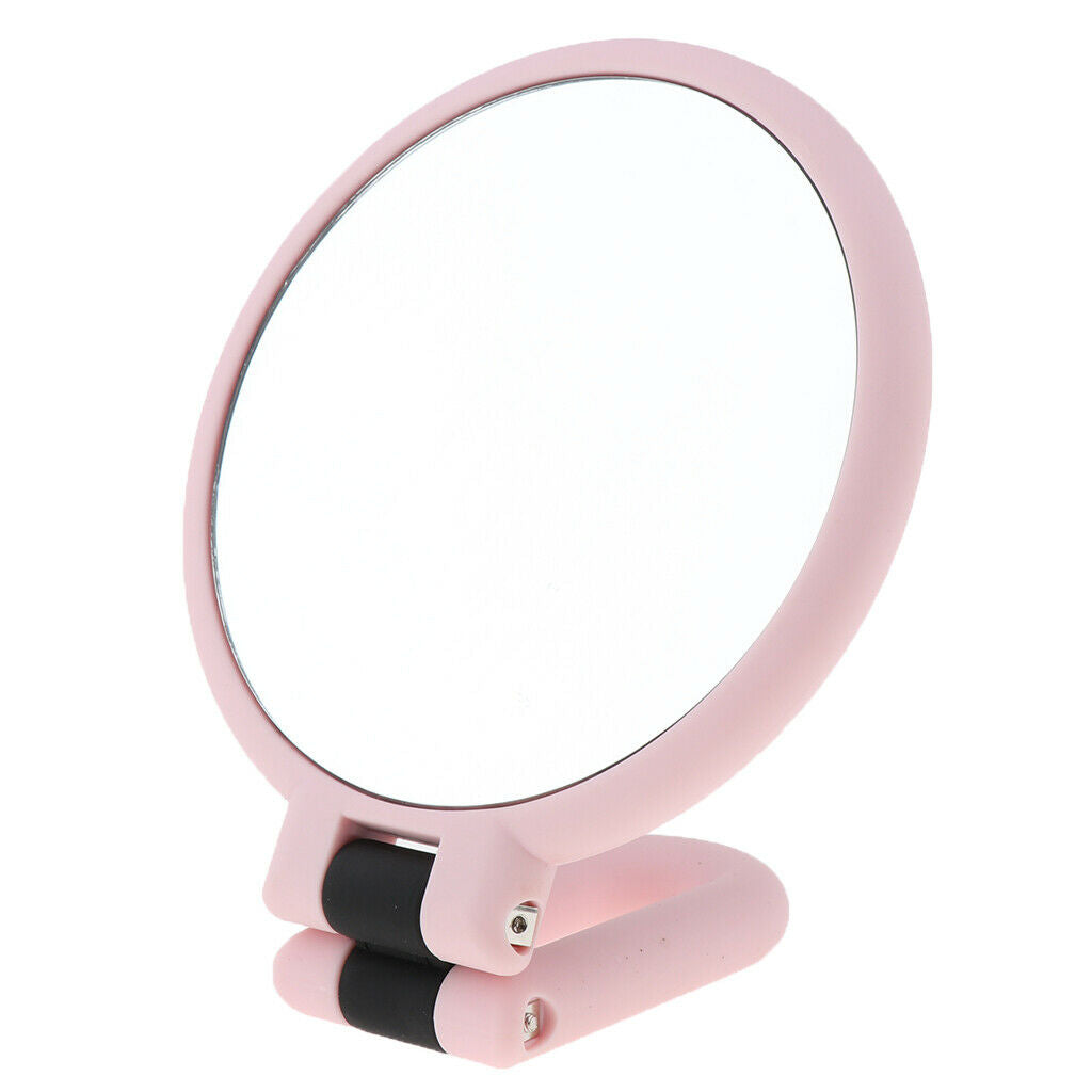 2 Sided 15X Magnifying Handheld Makeup Travel Folding Mirror 2x