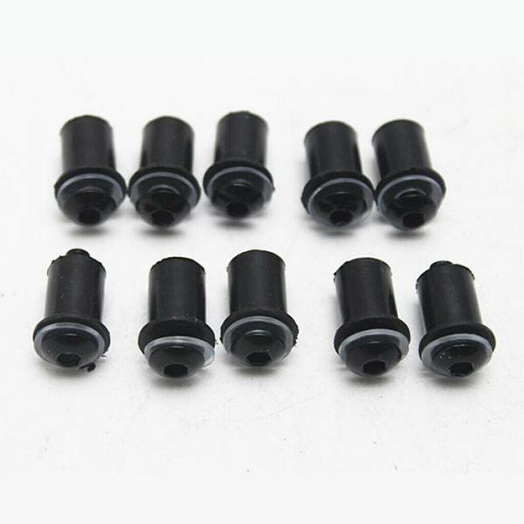 Motorcycle Windscreen Windshield Fairing Well Nut Bolt Screw Kit Black