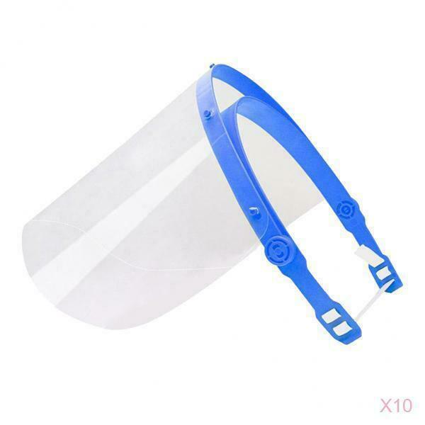 10 Pieces Full Face Shield Cover All-Round Protection Visor   Anti Splash