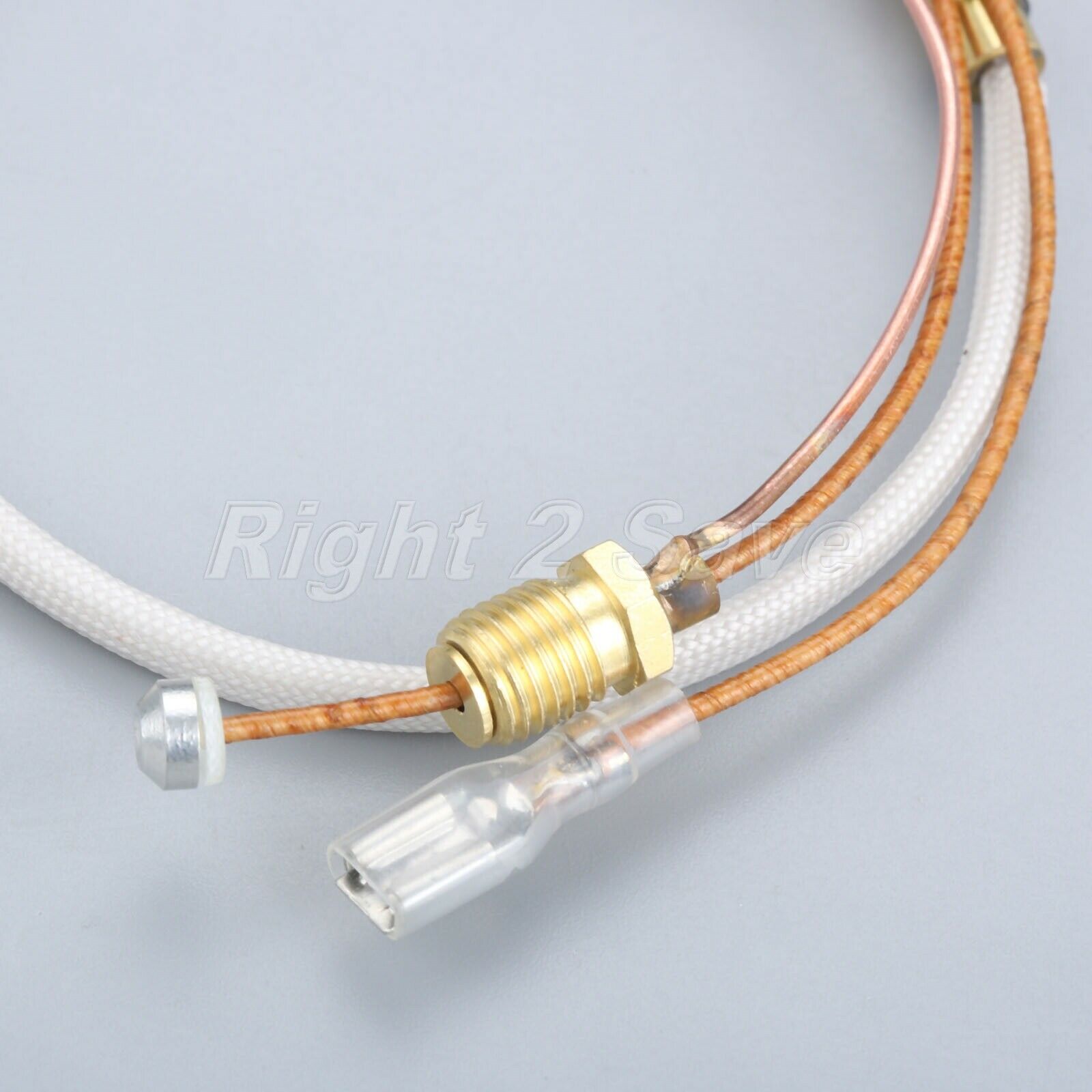 Groove Type Thermocouple 350mm With 4.8mm Flat Terminal Nuts Gas Patio Heater