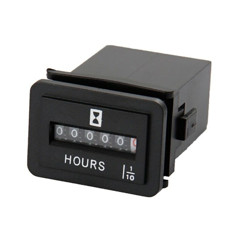 HM001 AC110-250V Timer Mechanical Hour Meter Hourmeter for Engine Generator BoX3
