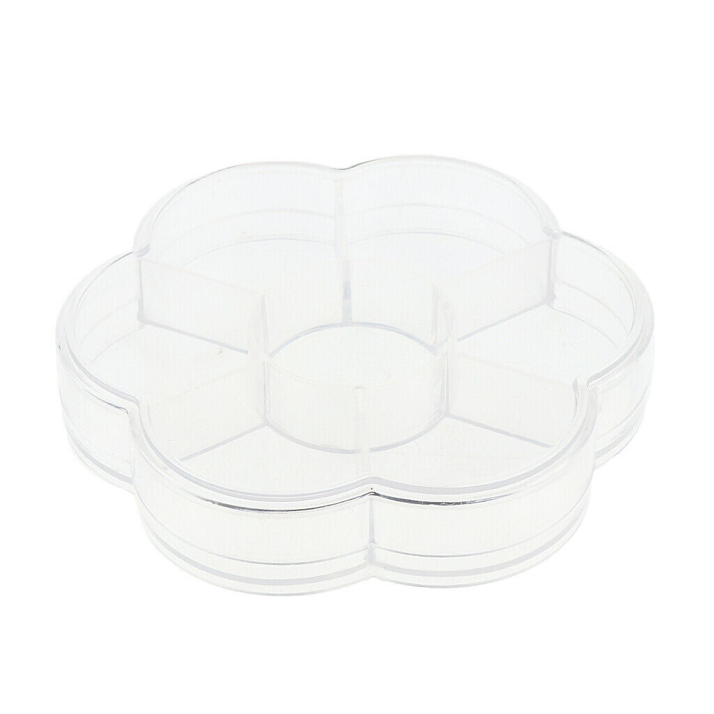 5 Pieces Travel 7 Grids Storage Medicine Box Transparent Pill Container Case