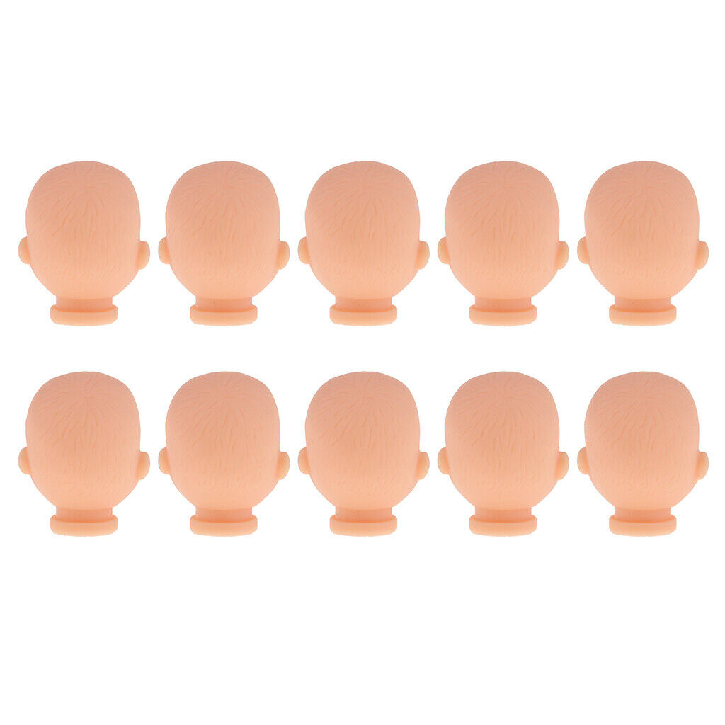 40 lot Cute Sleeping Baby Bald Head Sculpt Accs Custom Parts Simulation