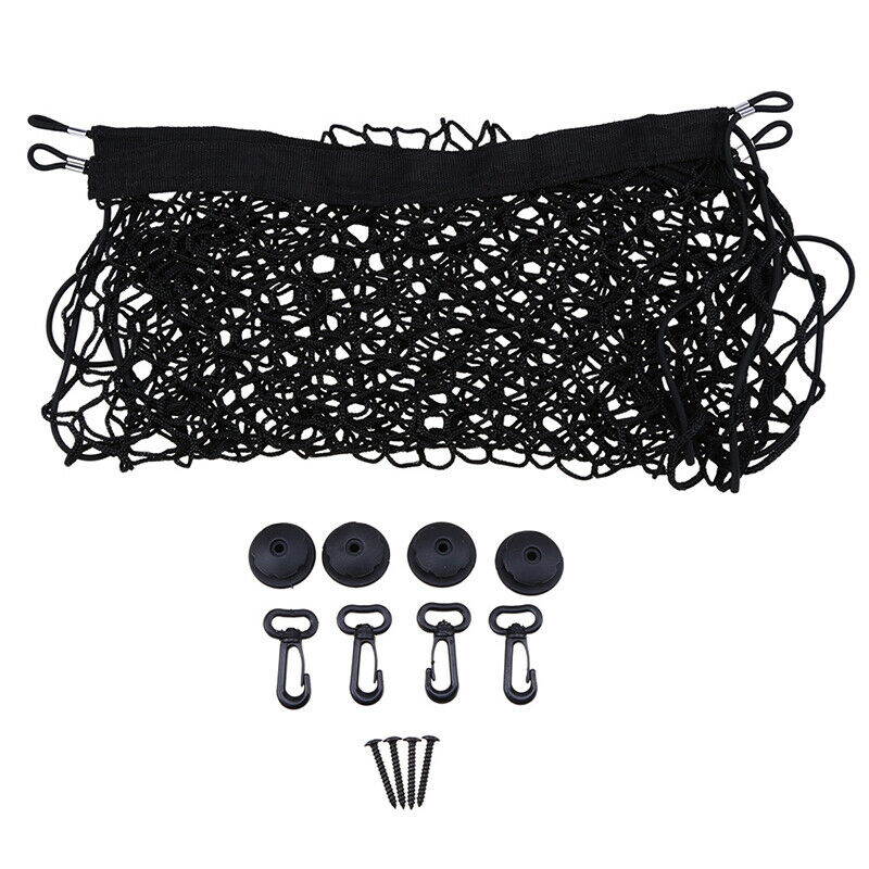 Envelope Style Trunk Cargo Net Storage Organizer Universal Bag Hook for Car Rear