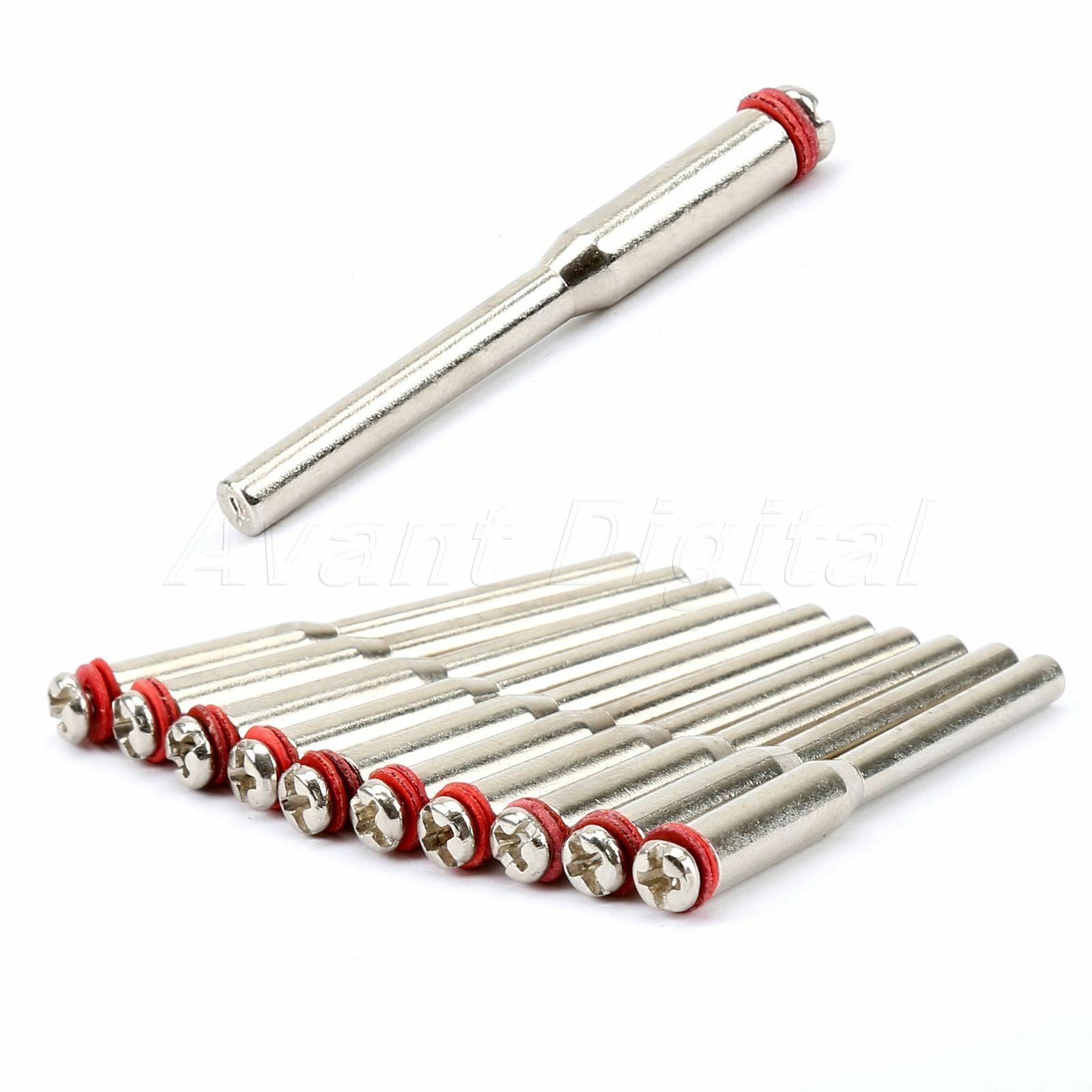 10X3.17mm Steel Screw Mandrel Arbor Shank Cut-off Wheel Holder Power Shaft Tool