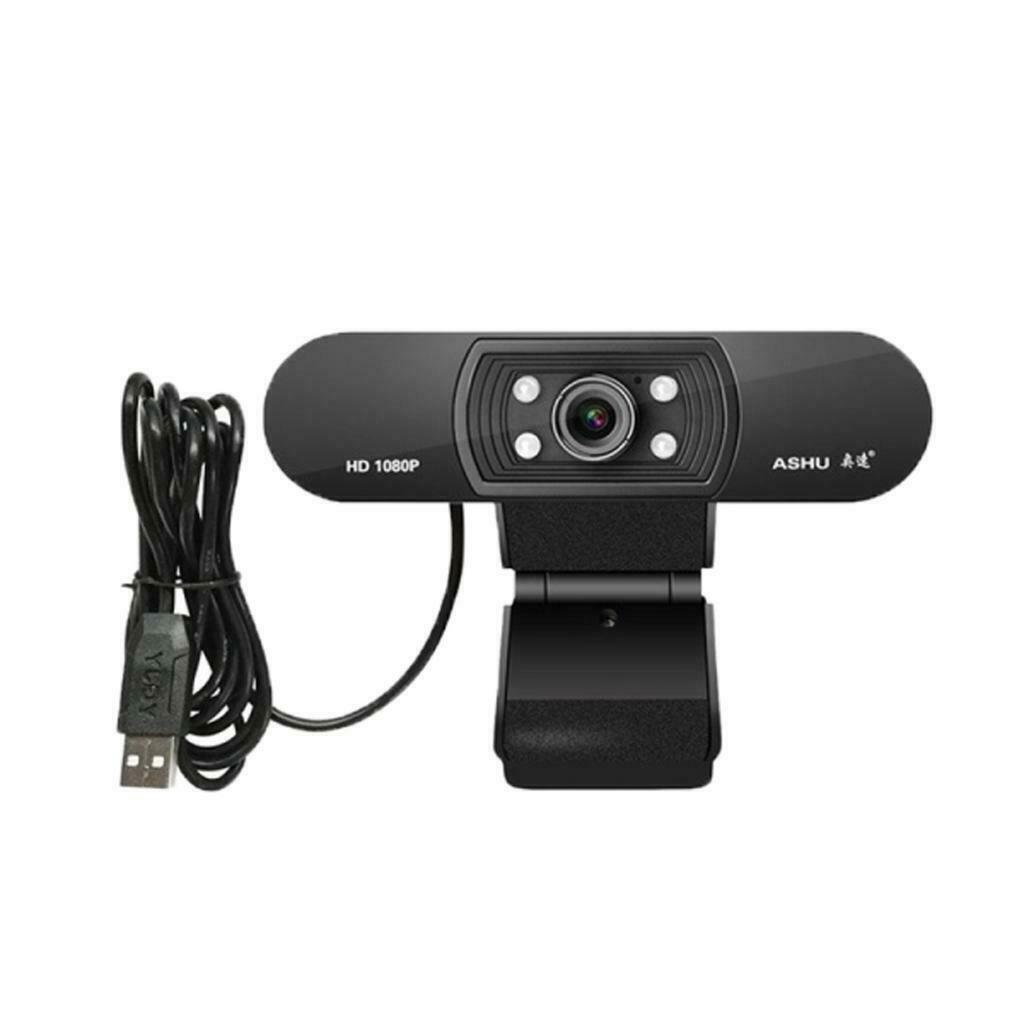 1080P Computer Web Camera Built-in Microphone for Gaming/Remote Study/Work