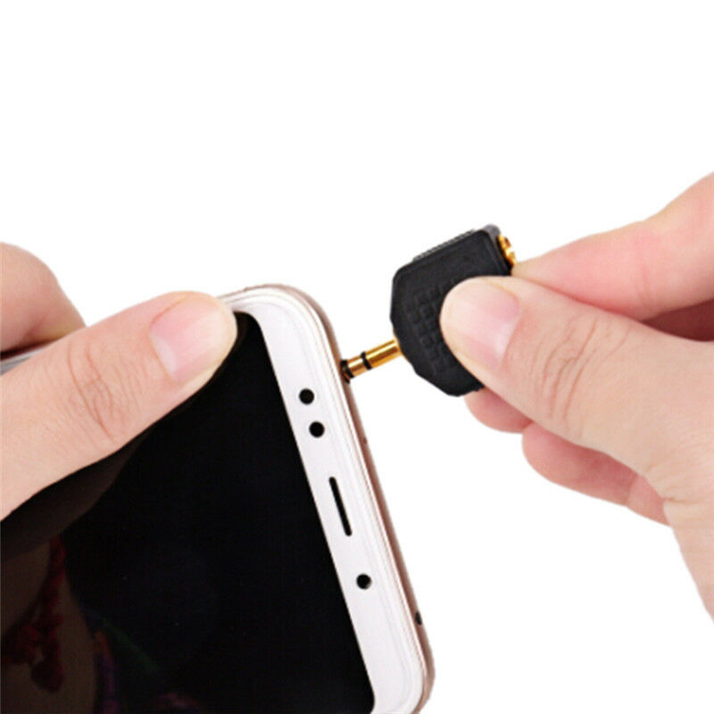 Stereo 3.5mm Audio Jack Male to Dual 3.5mm Earphone Y Splitter Adapter Plu.l8