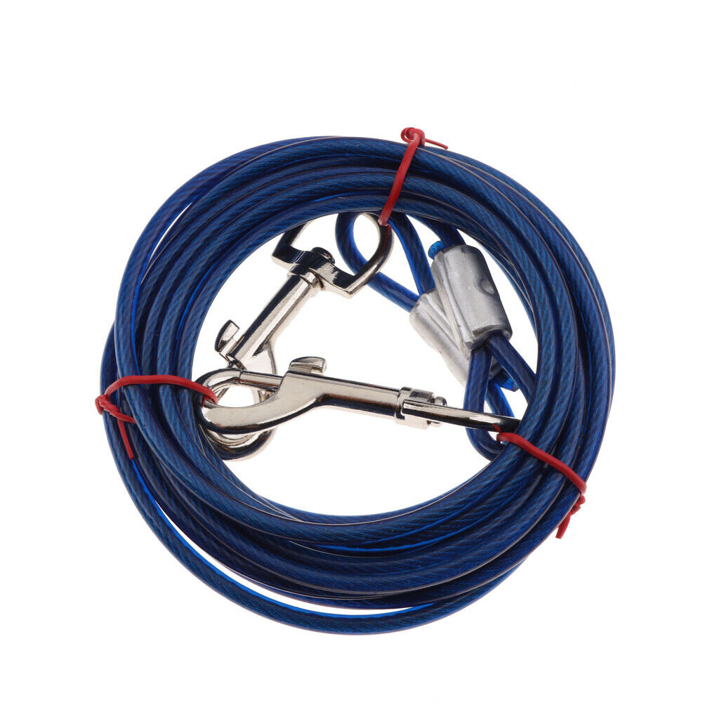 Pet Dog 5mm/6mm Easyturn Stake with 3Meter/5Meter of Tieout Heavy Duty Cable