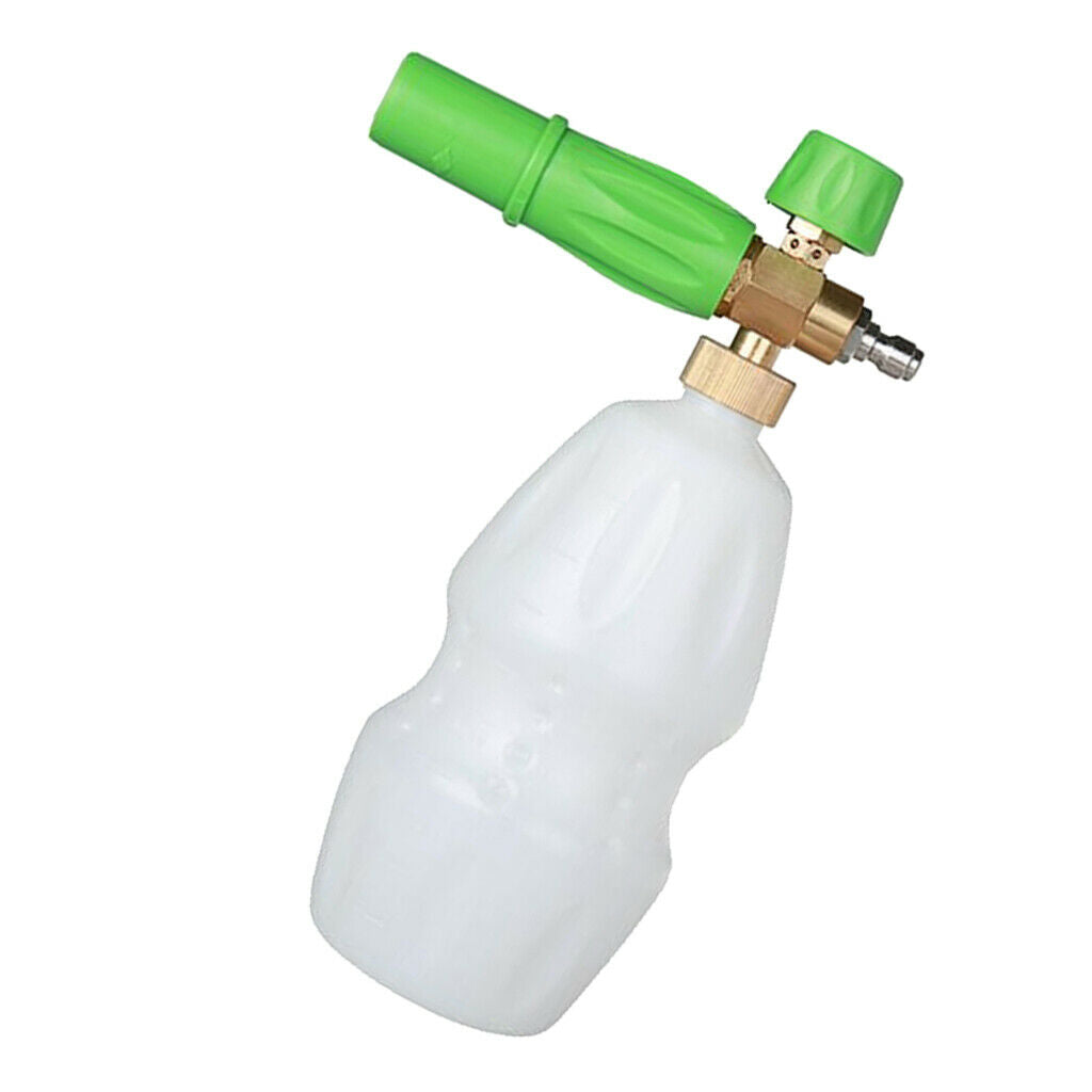 1/4'' Adjustable Snow Foam Sprayer Car Wash Gun Soap Pressure Washer Bottles