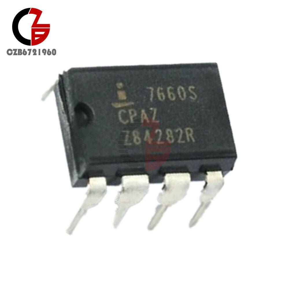 10PCS  ICL7660SCPAZ DIP-8 ICL7660 INTERSIL CMOS Voltage Converters IC