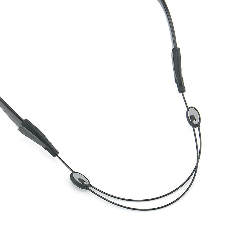 Black Adjustable Sports Eyeglasses Strap Neck Cord Sunglasses Rope String Holder