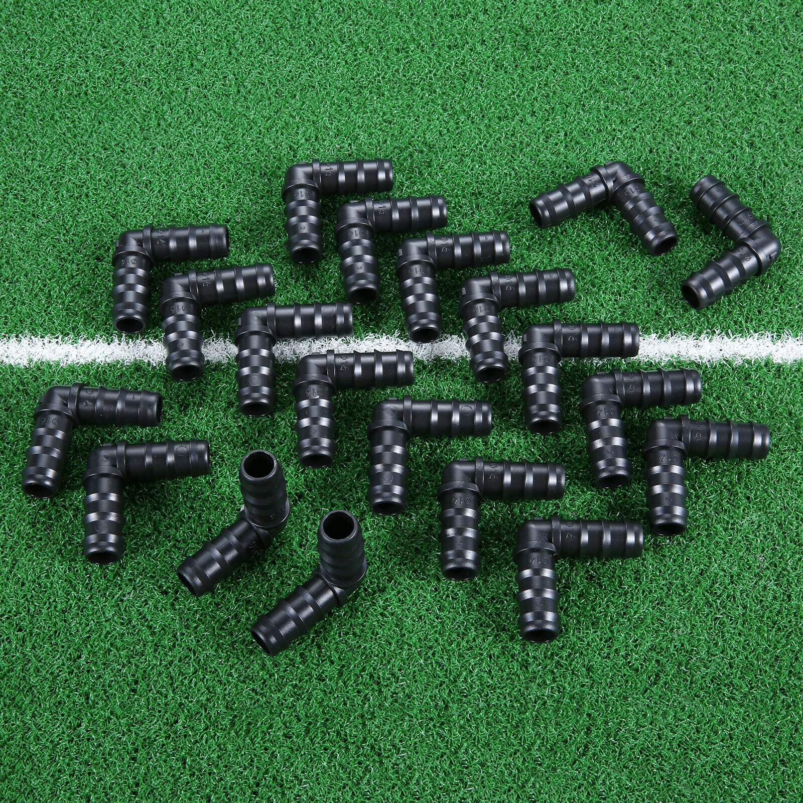 20pcs 90 Degree Elbow Bend Corner Garden Irrigation Pipe Fittings Hose Connector
