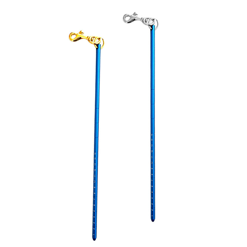 2Pcs Scuba Diving Stick Pointer Underwater Shaker Noise Maker W/  Snap